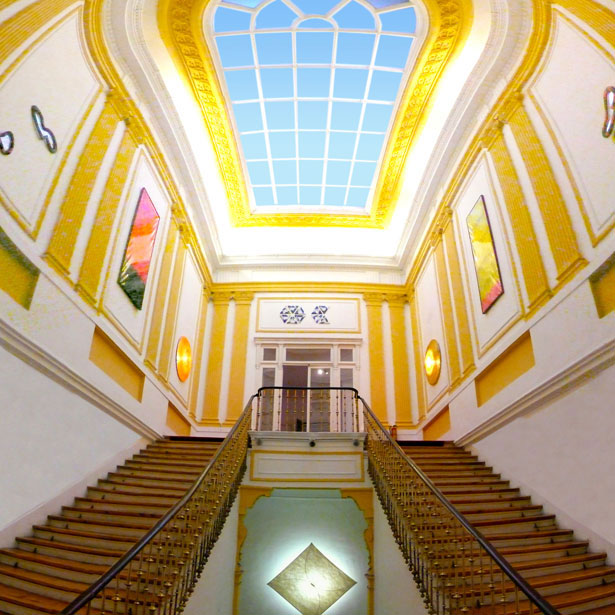 Rehabilitación escalinata principal Palacio Abrantes
